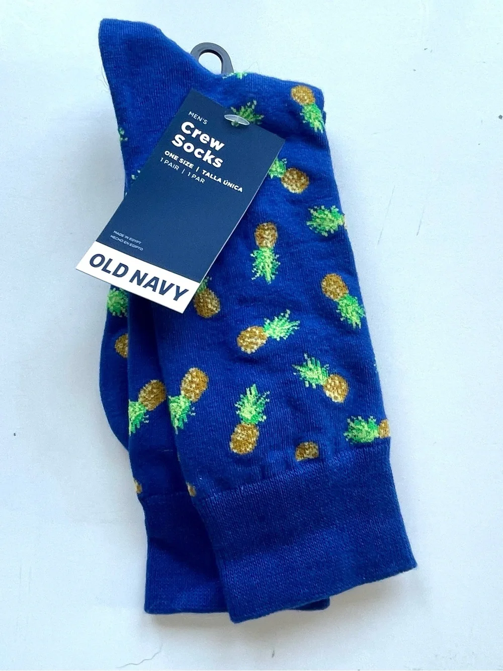 Men’s Socks Printed Novelty Crew 9 Pair One Size